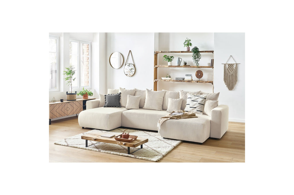 ENVY panoramic convertible sofa bed with storage in corduroy - BOBOCHIC - The Bradery
