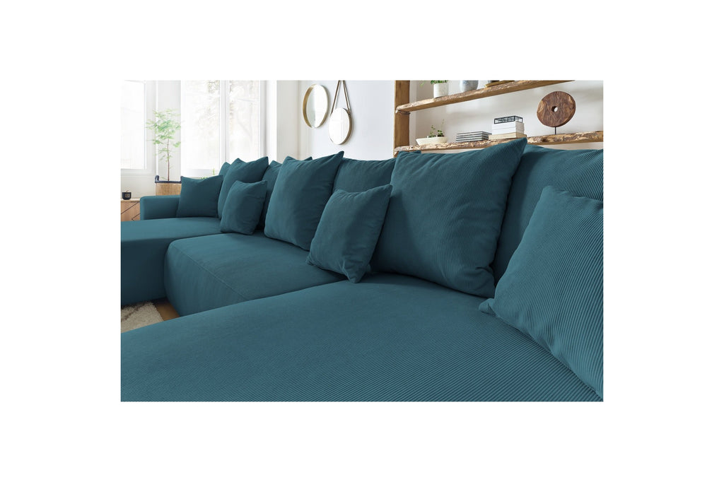 ENVY panoramic convertible sofa bed with storage in corduroy - BOBOCHIC - The Bradery