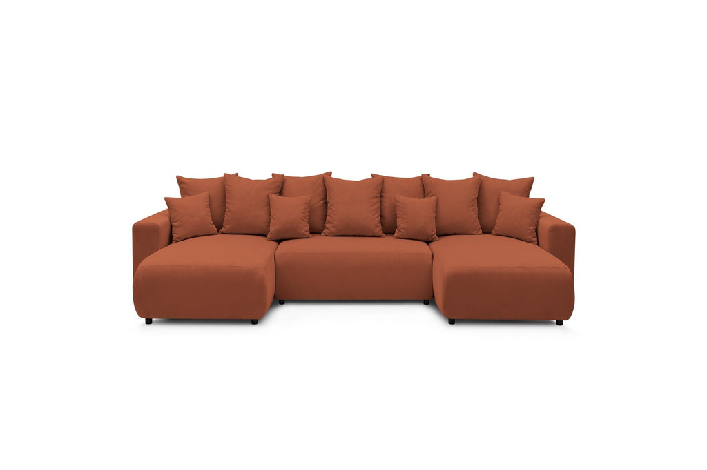 ENVY panoramic convertible sofa bed with storage in corduroy - BOBOCHIC - The Bradery
