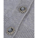Cardigan Laine Gris Boutons-Bijoux - Woman - The Kooples - The Bradery