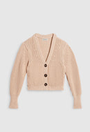 Claudie Pierlot Cardigan Máquina - Vainilla - - The Bradery