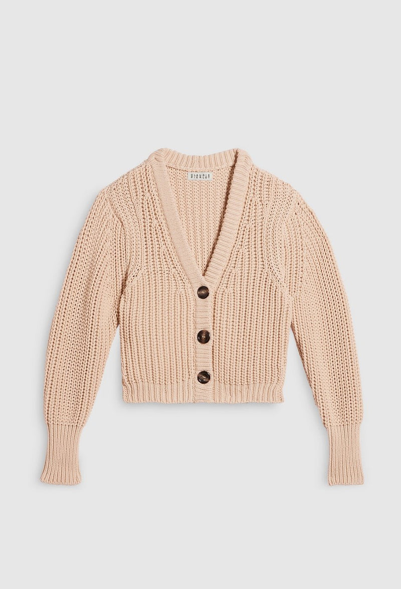 Claudie Pierlot Cardigan Máquina - Vainilla - - The Bradery