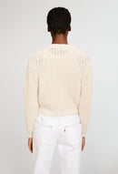 Claudie Pierlot Cardigan Máquina - Vainilla - - The Bradery