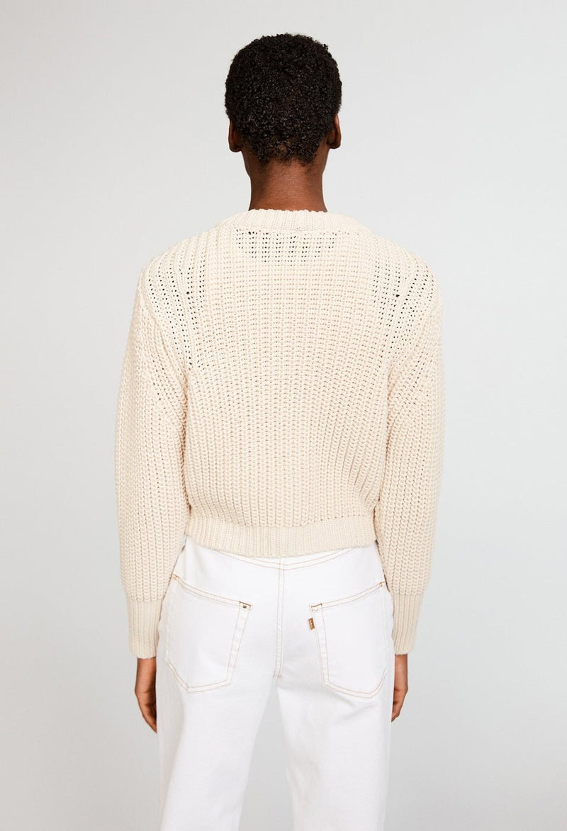 Cardigan Machine - Vanilla - Claudie Pierlot - The Bradery