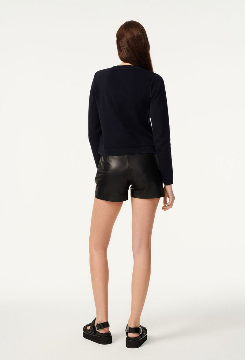 Claudie Pierlot Magdalena Cardigan - Azul Marino - - The Bradery