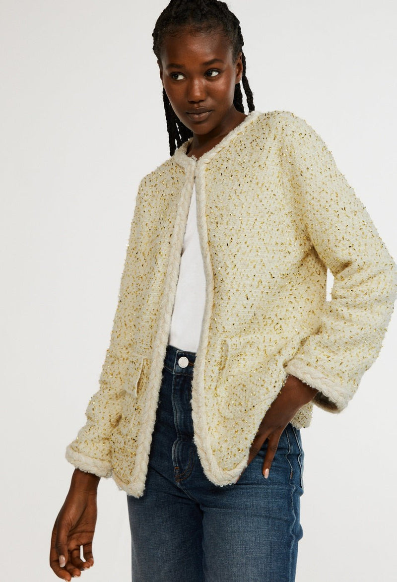 Cardigan Millenium - Vanille - Claudie Pierlot - The Bradery