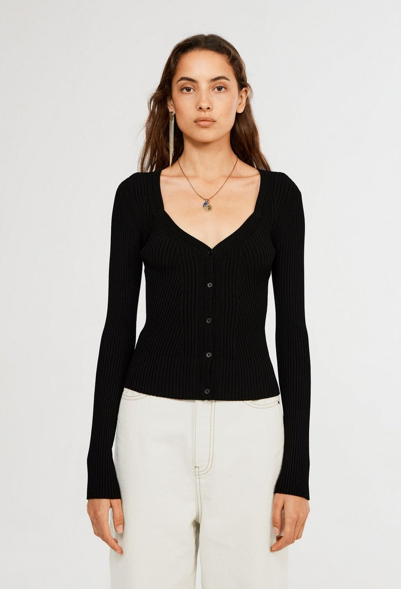 Cardigan Mister - Noir - Claudie Pierlot - The Bradery