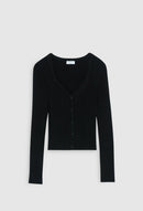 Mister Cardigan - Black - Claudie Pierlot - The Bradery