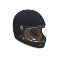 Matt Black Duke Full-Face Helmet - Exklusiv - The Bradery
