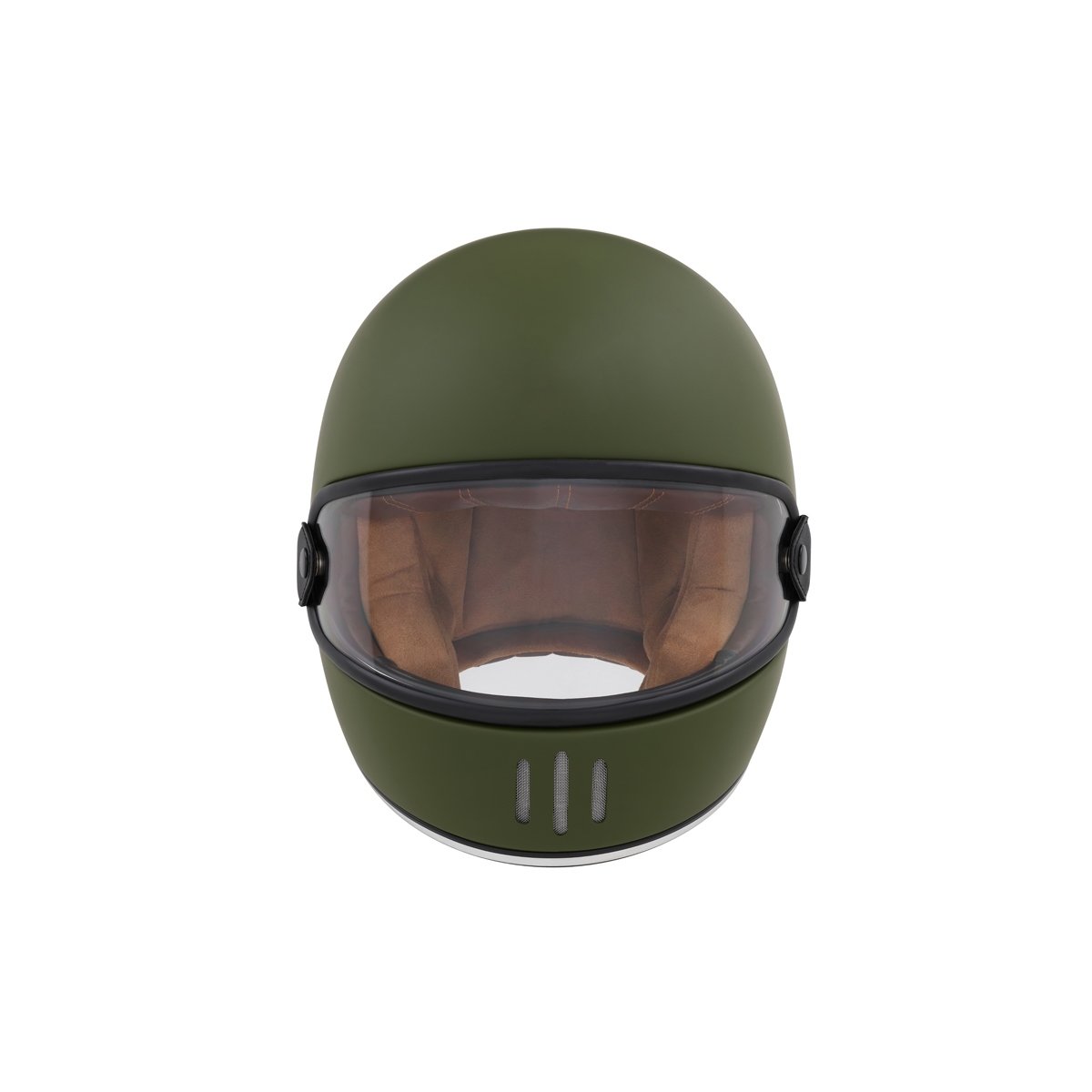 Matt Khaki Rage Full-Face Helmet - Exklusiv - The Bradery