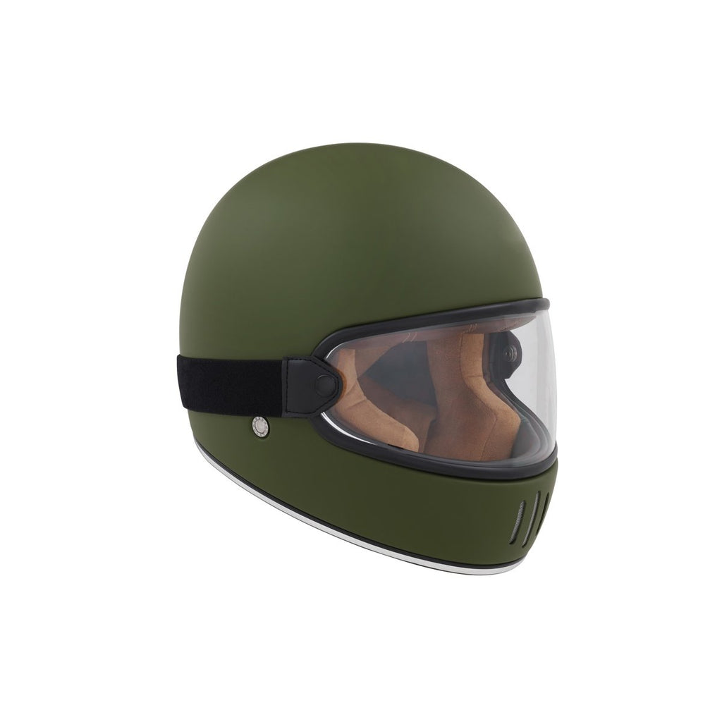Matt Khaki Rage Full-Face Helmet - Exklusiv - The Bradery