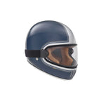 Glossy Blue Silver Rage Spitfire Full-Face Helmet - Exklusiv - The Bradery