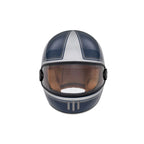 Glossy Blue Silver Rage Spitfire Full-Face Helmet - Exklusiv - The Bradery