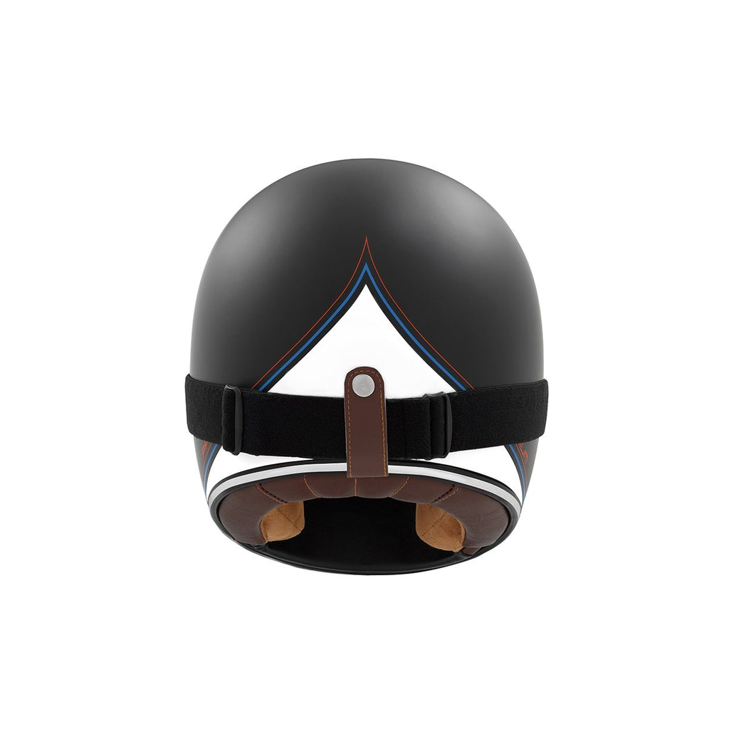 Matt Black Blue White Red Rage Spitfire Full-Face Helmet - Exklusiv - The Bradery