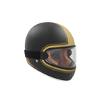 Matt Black Gold Rage Spitfire Full-Face Helmet - Exklusiv - The Bradery