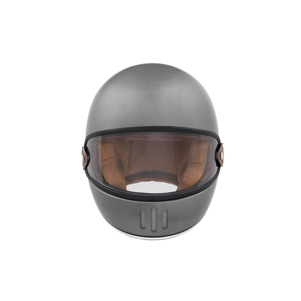 Matt Titanium Rage Full-Face Helmet - Exklusiv - The Bradery
