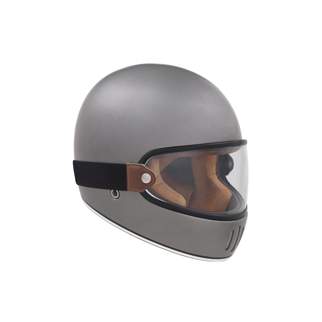 Matt Titanium Rage Full-Face Helmet - Exklusiv - The Bradery