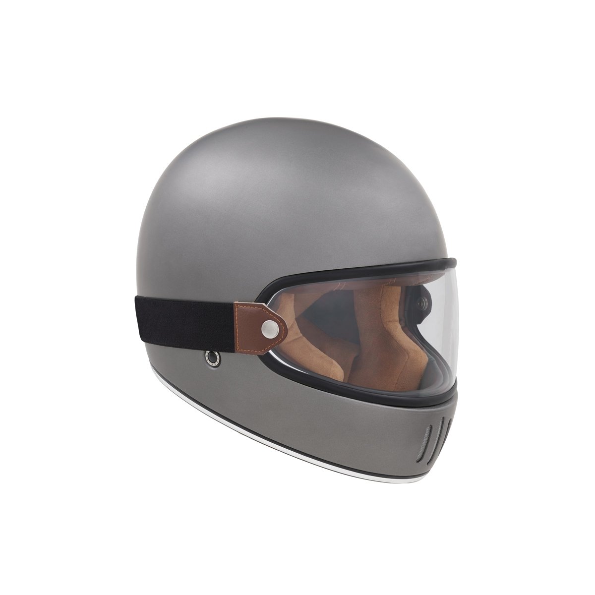 Matt Titanium Rage Full-Face Helmet - Exklusiv - The Bradery