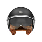 Matt Black Smart 2 Open-Face Helmet - Exklusiv - The Bradery