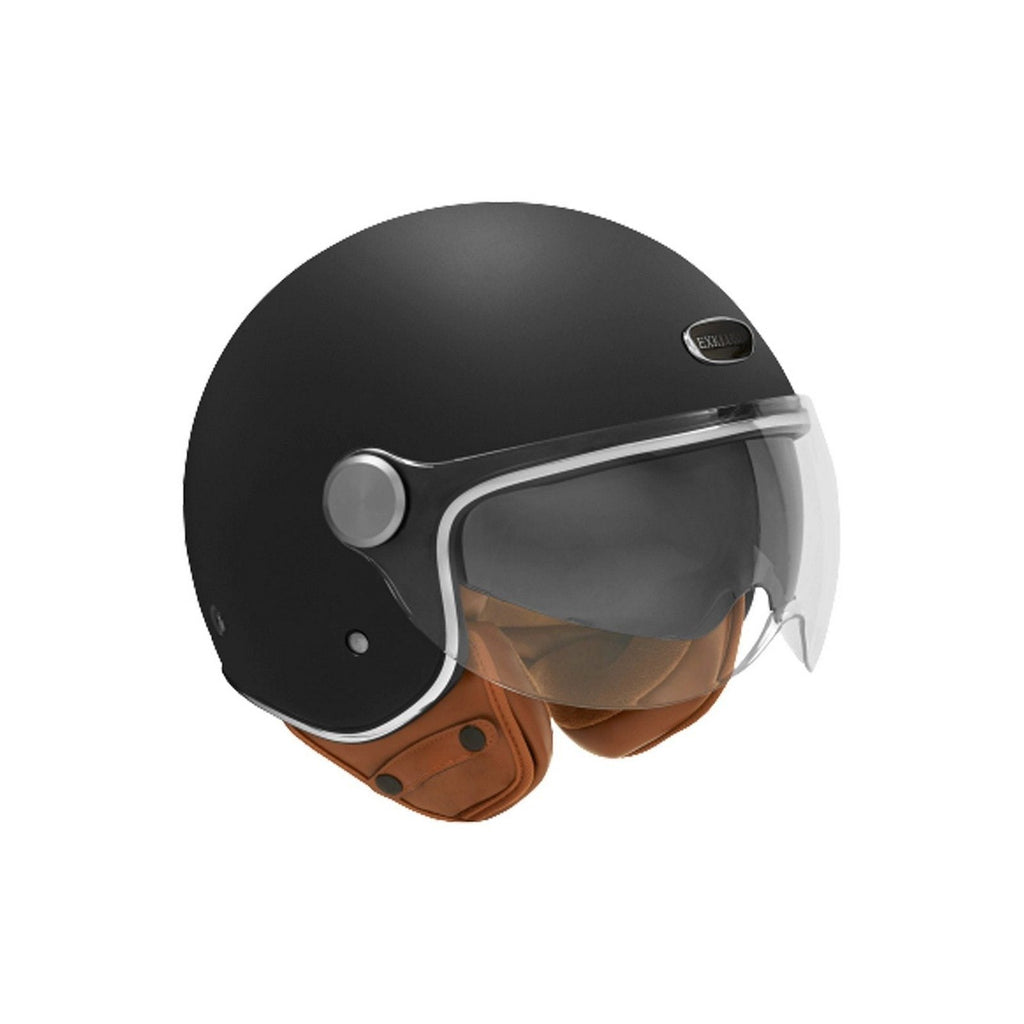 Matt Black Smart 2 Open-Face Helmet - Exklusiv - The Bradery