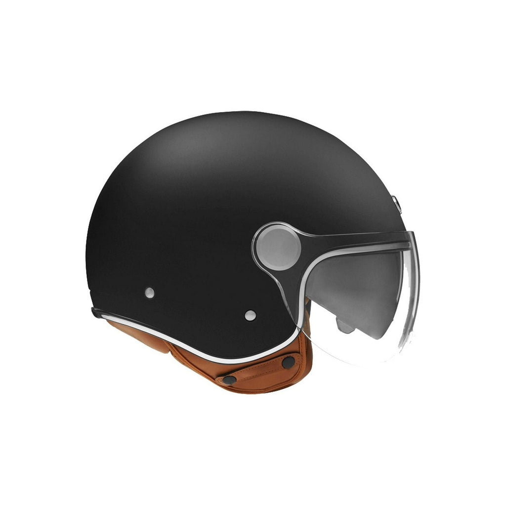 Matt Black Smart 2 Open-Face Helmet - Exklusiv - The Bradery