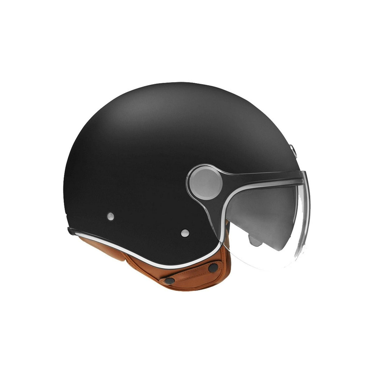 Matt Black Smart 2 Open-Face Helmet - Exklusiv - The Bradery