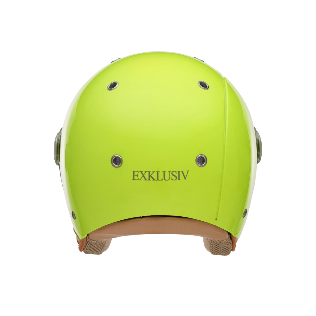 Smart Children's Fluorescent Yellow Open-Face Helmet - Exklusiv - The Bradery