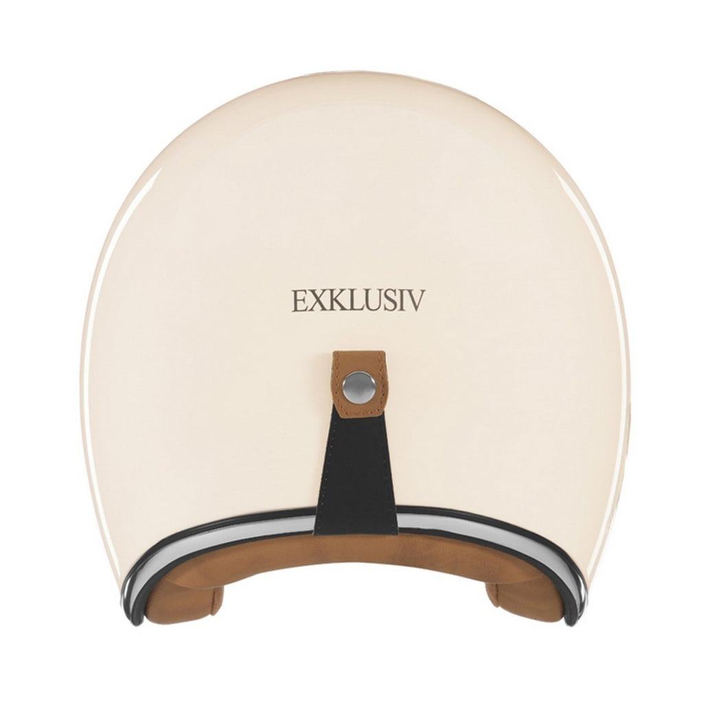 Glossy Cream Volt Open-Face Helmet - Exklusiv - The Bradery
