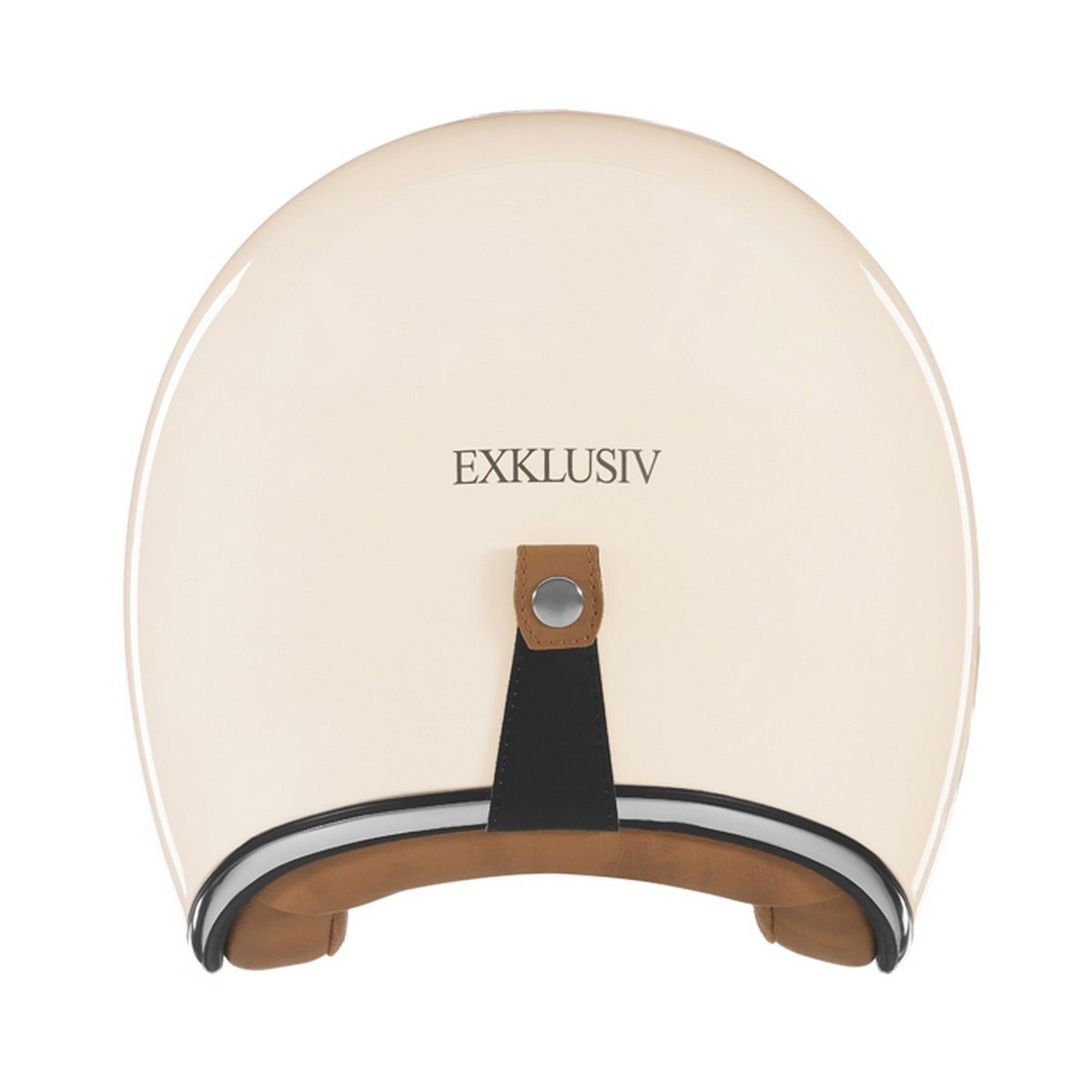 Glossy Cream Volt Open-Face Helmet - Exklusiv - The Bradery