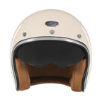 Glossy Cream Volt Open-Face Helmet - Exklusiv - The Bradery