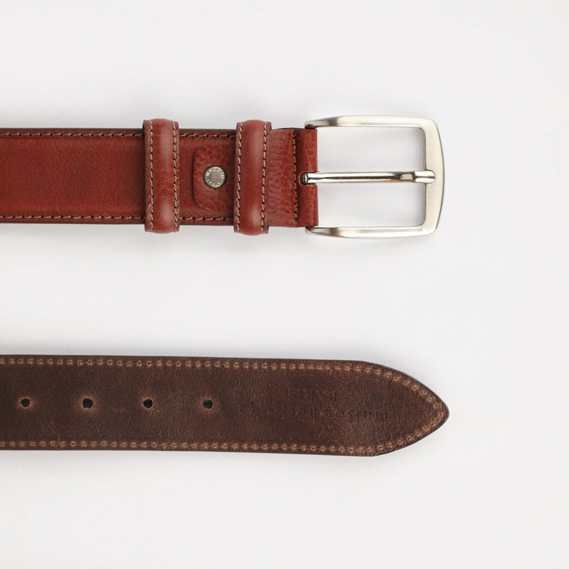 Ceinture Mario Marron - Homme CEINTURE Maison Heritage