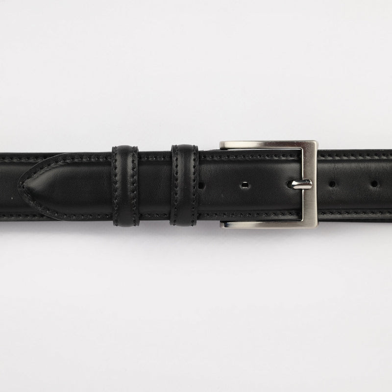 Ceinture Mario Noir - Homme CEINTURE Maison Heritage