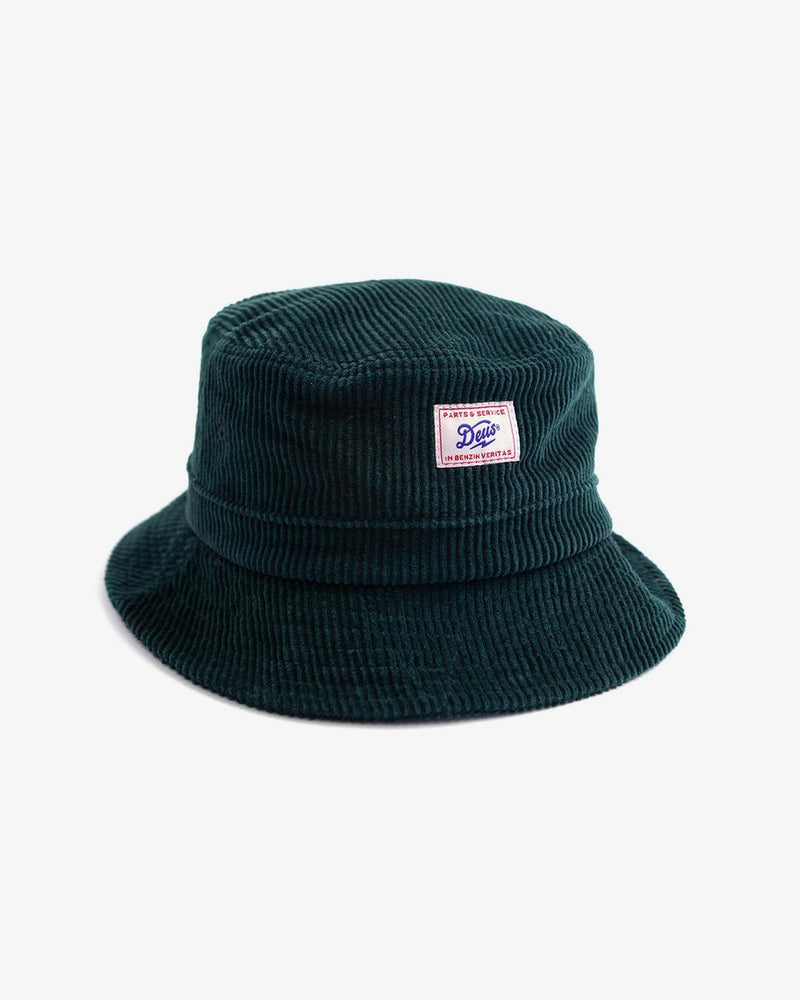 Chapeau Ronny Cord Bucket - Vert Jasper - Homme Chapeau Deus Ex Machina