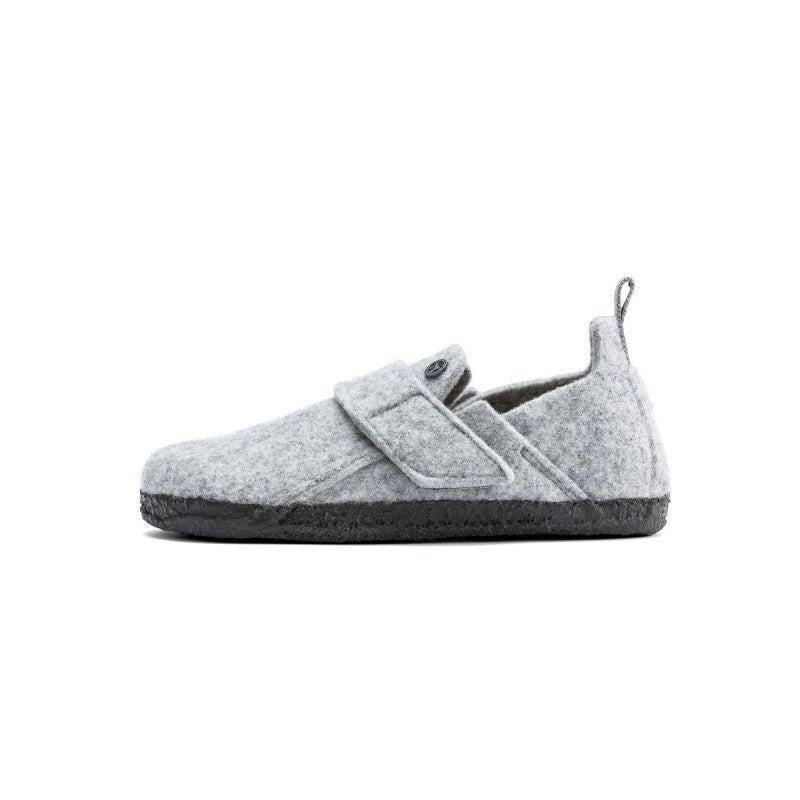 Zapatilla infantil de fieltro de lana Zermatt - Gris - Niño - Birkenstock - The Bradery