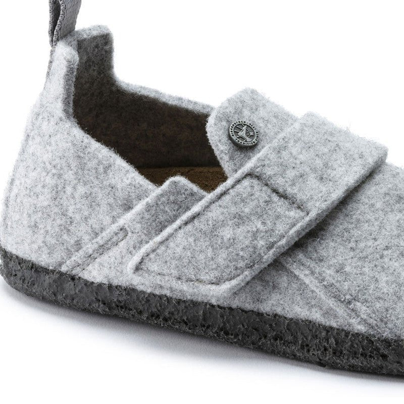 Zapatilla infantil de fieltro de lana Zermatt - Gris - Niño - Birkenstock - The Bradery