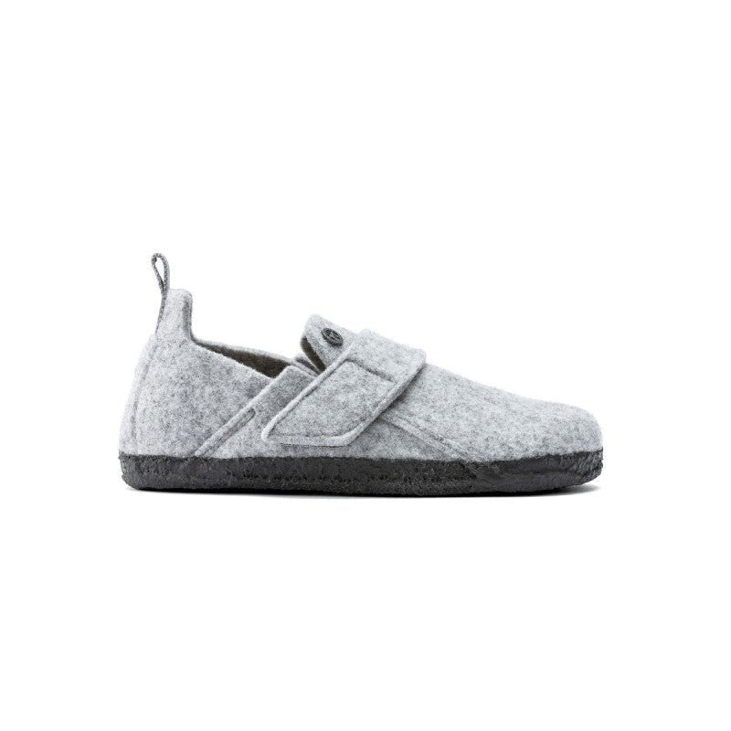 Zapatilla infantil de fieltro de lana Zermatt - Gris - Niño - Birkenstock - The Bradery