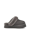 Chaussons Mules Ugg Disquette - Charcoal - Femme - UGG - The Bradery