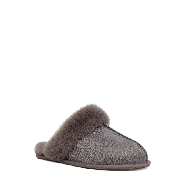 Chaussons Scufette II Sparkle Spots - Gris - Femme - UGG - The Bradery