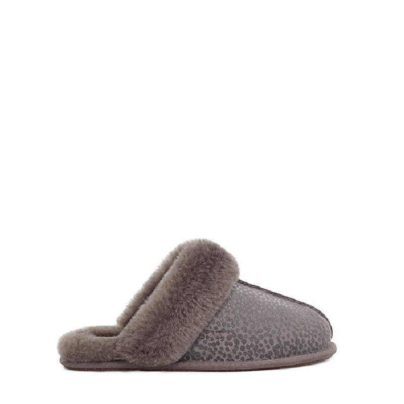 Chaussons Scufette II Sparkle Spots - Gris - Femme - UGG - The Bradery