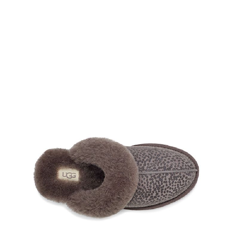 Chaussons Scufette II Sparkle Spots - Gris - Femme - UGG - The Bradery