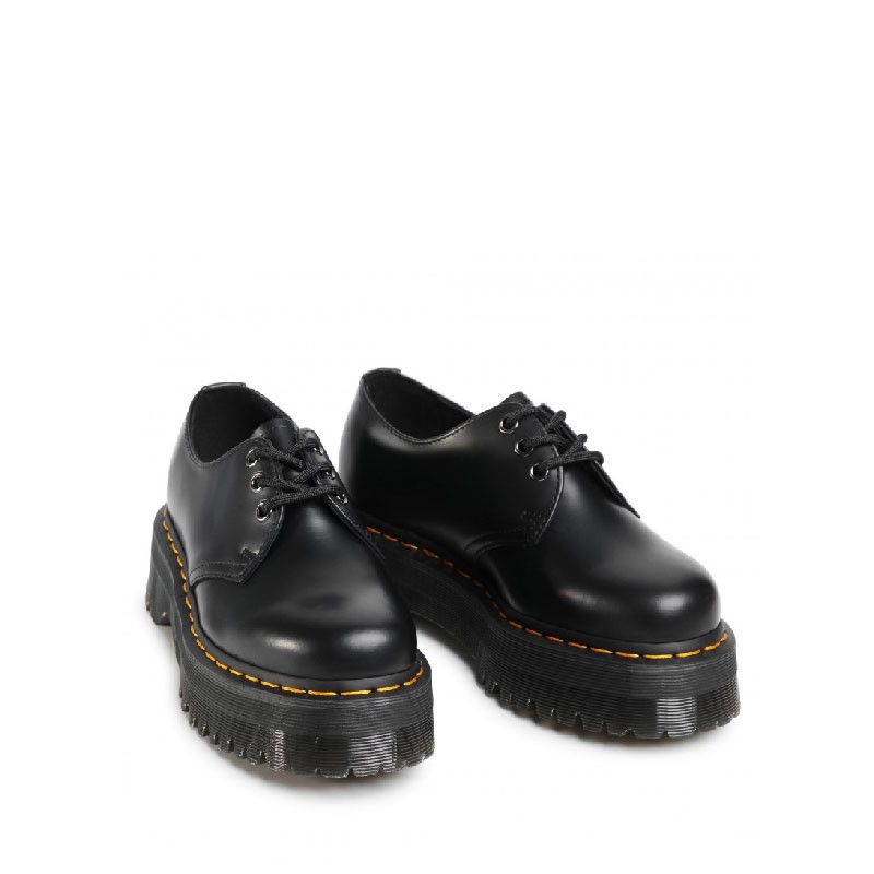 Dr Martens - Chaussures À Lacets Quad - Noir