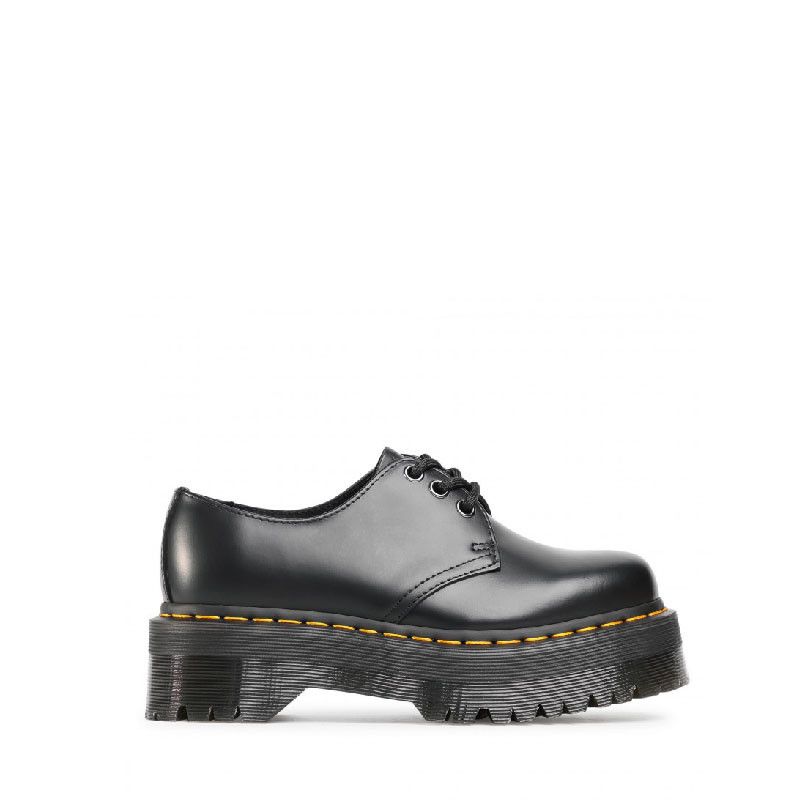 Dr Martens - Chaussures À Lacets Quad - Noir