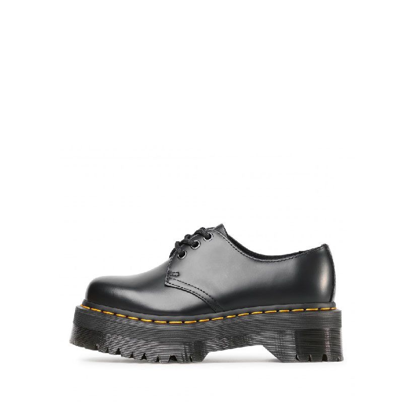 Dr Martens - Chaussures À Lacets Quad - Noir