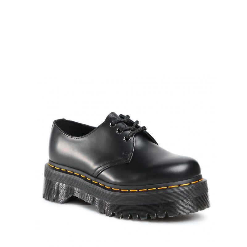 Dr Martens - Chaussures À Lacets Quad - Noir