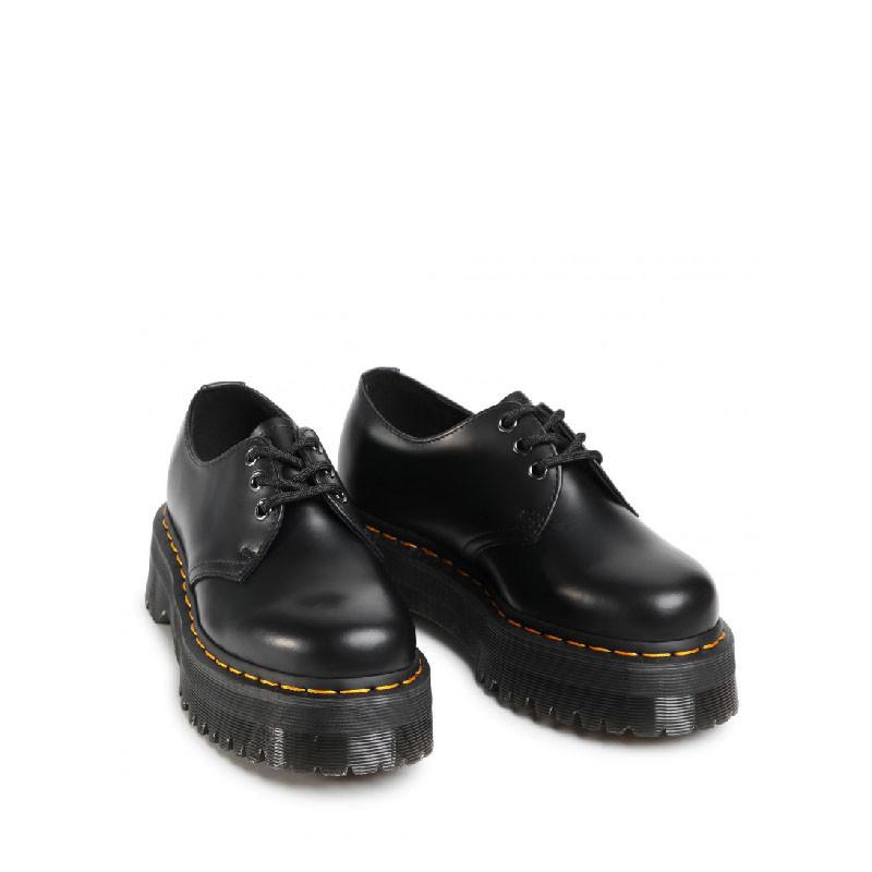 Chaussures À Lacets Quad - Noir - Dr Martens - The Bradery