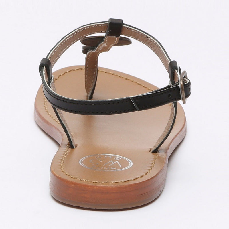 Zapatos Cymatium - Zapatos de sol blancos y negros