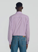 Striped Cotton Poplin Shirt - Parma, Stripes - De Fursac - The Bradery