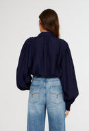 Claudie Pierlot Camisa Cadou - Indigo - - The Bradery