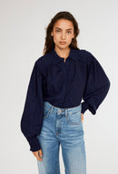 Claudie Pierlot Camisa Cadou - Indigo - - The Bradery