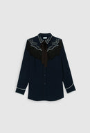 Claudie Pierlot Camisa Caprice - Bicolor - - The Bradery